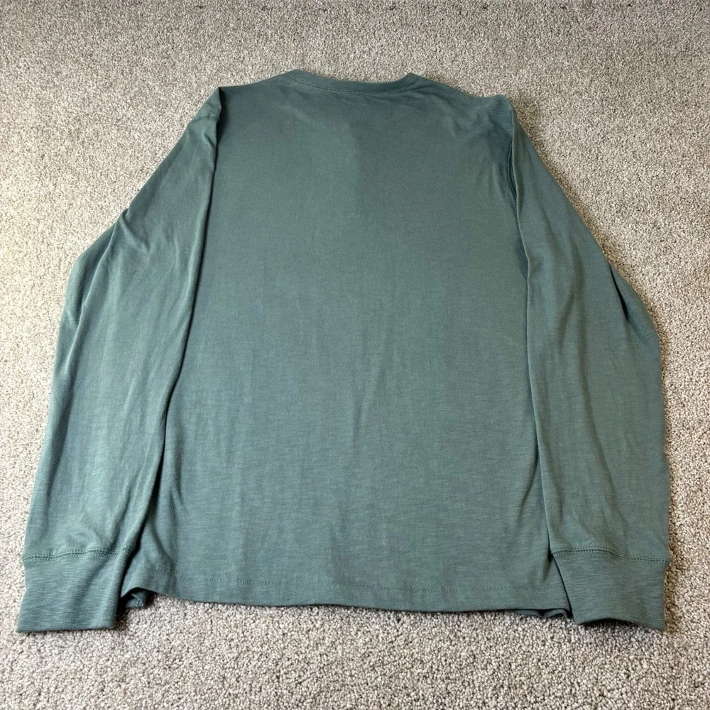 J.Crew Henley Shirt Long Sleeve‎ Button Up Casual Top Re-Imagined XXL